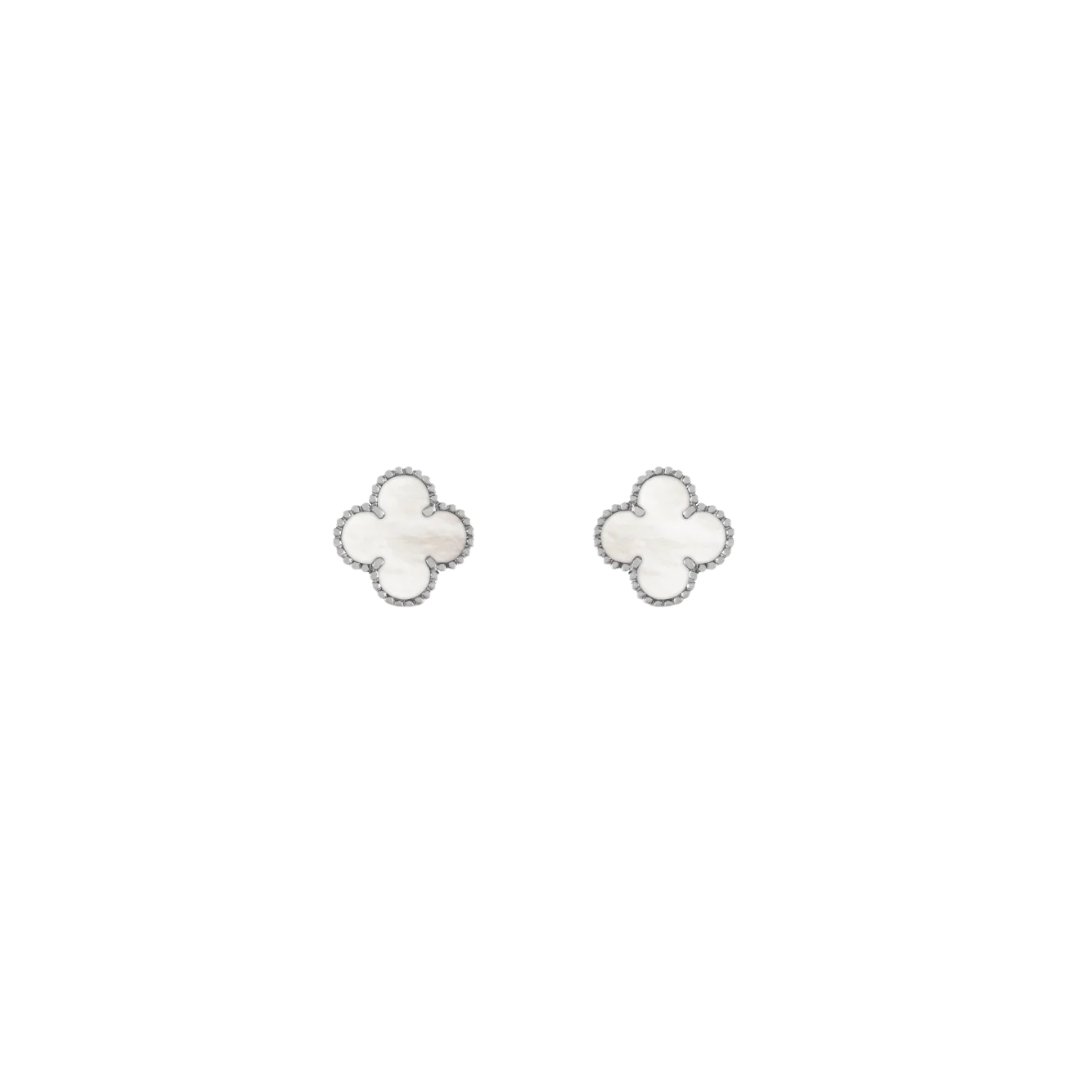 Alhambra Earrings White Mother-of-Pearl