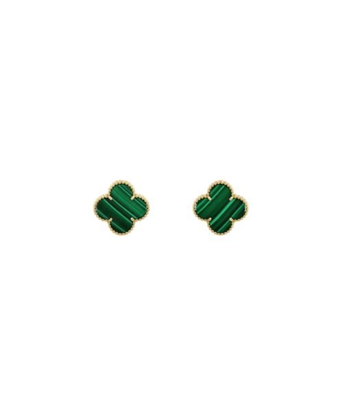 Magic Alhambra Earrings Malachite