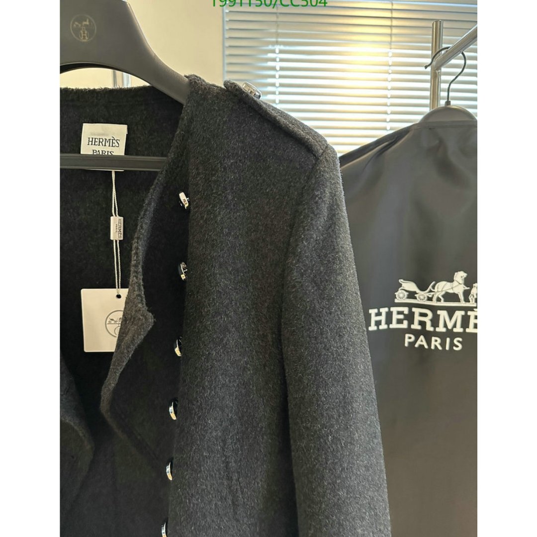 Trenchcoat Klassisch Anthrazit – Bild 3