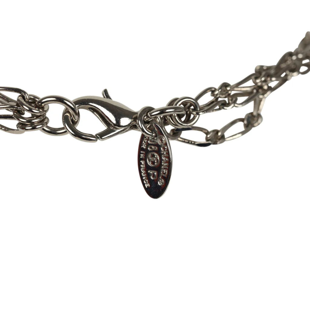 Pre-owned Chanel CC Clovers & Hearts Layered Necklace Mixed Metal Hardware – Bild 6