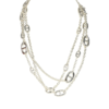Hermès Farandole Rope Necklace 160cm Sterling Silver Hardware