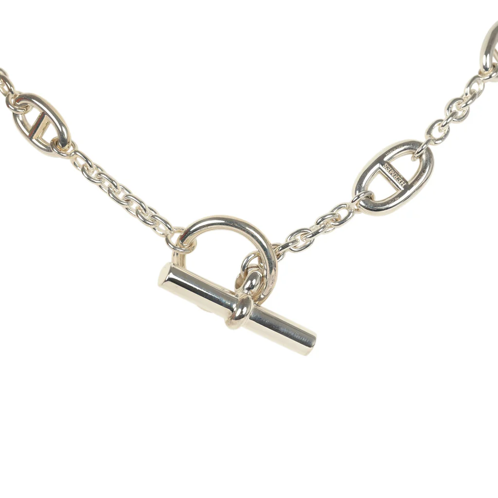 Hermès Farandole Rope Necklace 120cm Sterling Silver Hardware – Bild 4
