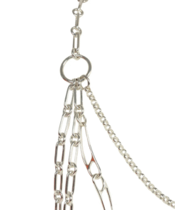 Alternative view of Hermès Chain D'ancre Punk Long Double Necklace Sterling Silver