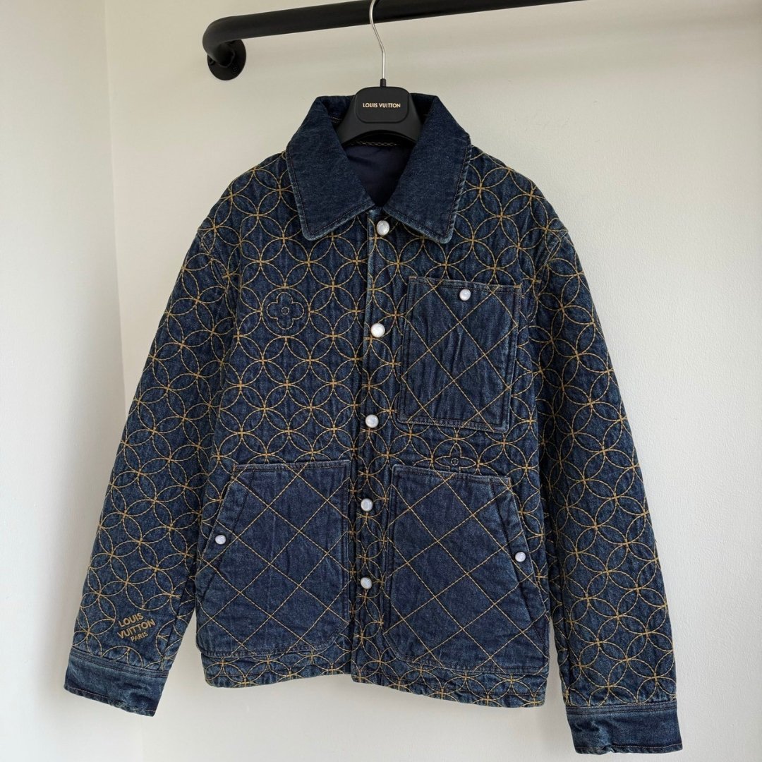 Embroidered Denim Blau – Bild 2