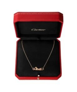 Alternative view of Panther Necklace, Rose Gold