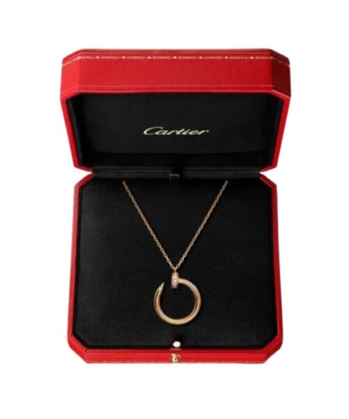 Alternative view of Just a Nail Necklace Rose Gold