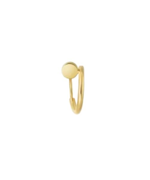 Alternative view of Just a Nail Earring, Yellow Gold
