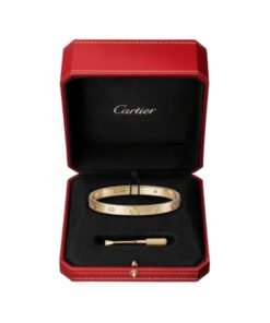 Alternative view of Love Bracelet, 4 Diamonds