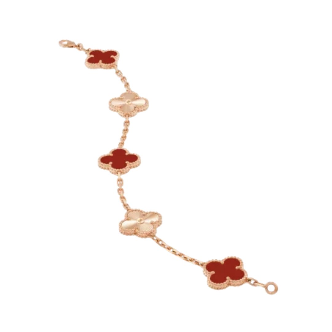 Alhambra Bracelet, 5 Motifs, Rose Gold – Bild 2
