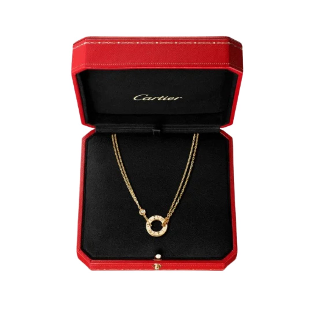 Love Necklace, 2 Diamonds – Bild 2