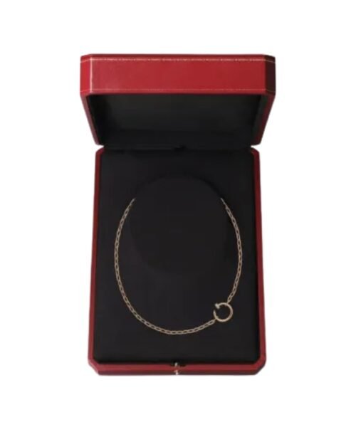 Alternative view of Just a Nail Necklace Rose Gold
