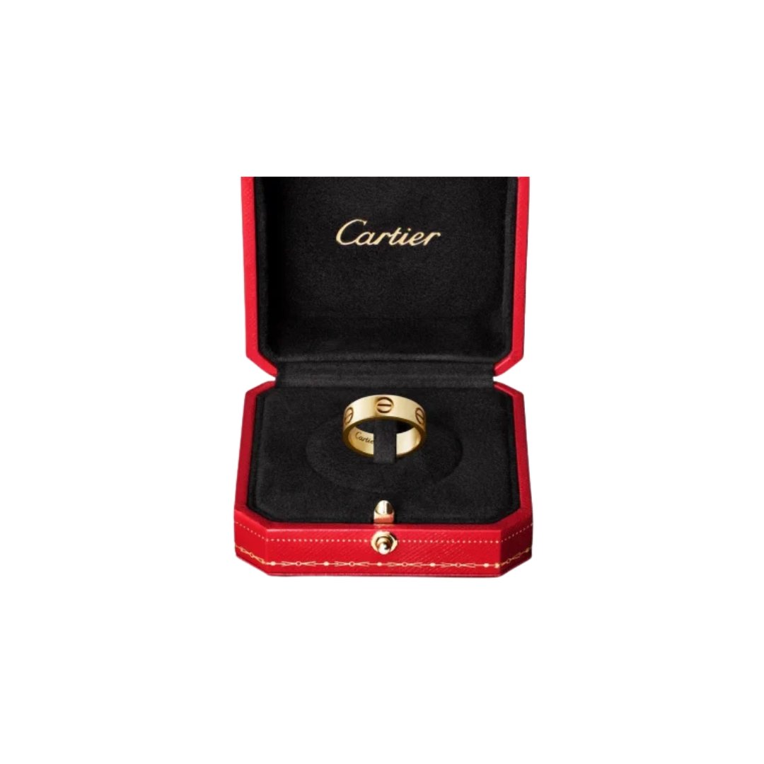 Love Ring Yellow Gold – Bild 2