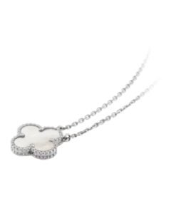 Alternative view of Vintage Alhambra Pendant  White Gold