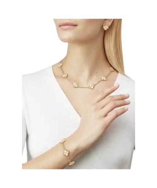 Alternative view of Alhambra Necklace, 10 Motifs