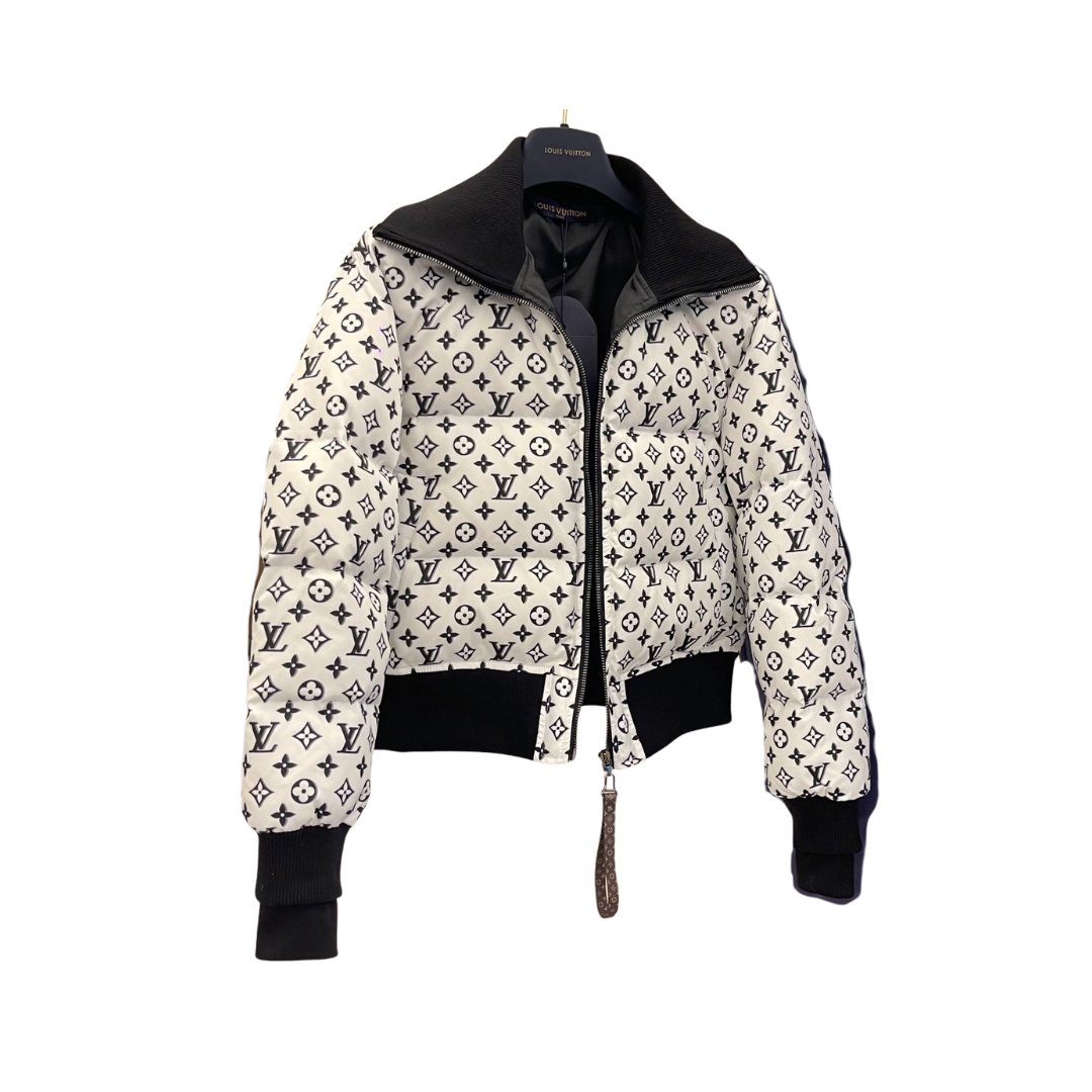 Luxe Mono Puffer Weiß