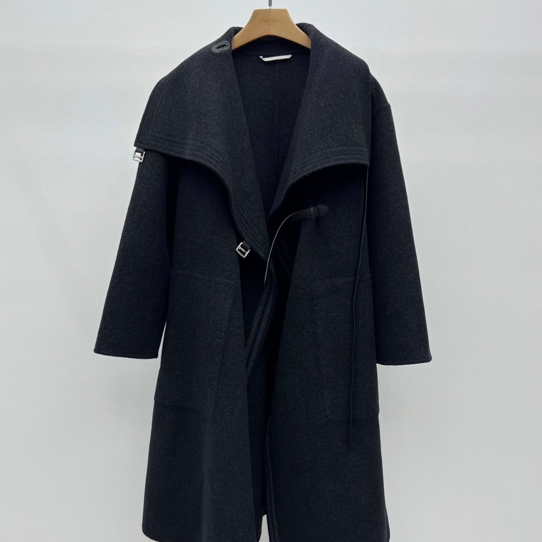 Cashmere Blend Dunkelmarineblau – Bild 2
