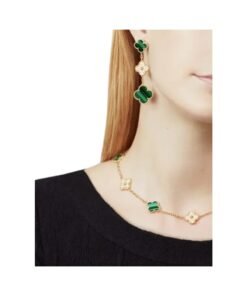 Alternative view of Alhambra Necklace, 10 Motifs Round Diamonds