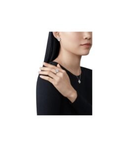 Alternative view of Vintage Alhambra Earrings White Gold