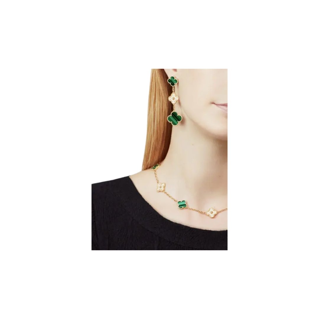 Magic Alhambra Earrings, 3 Motifs Yellow Gold – Bild 2