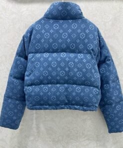 Alternative view of Denim Puffer Jacket Blau
