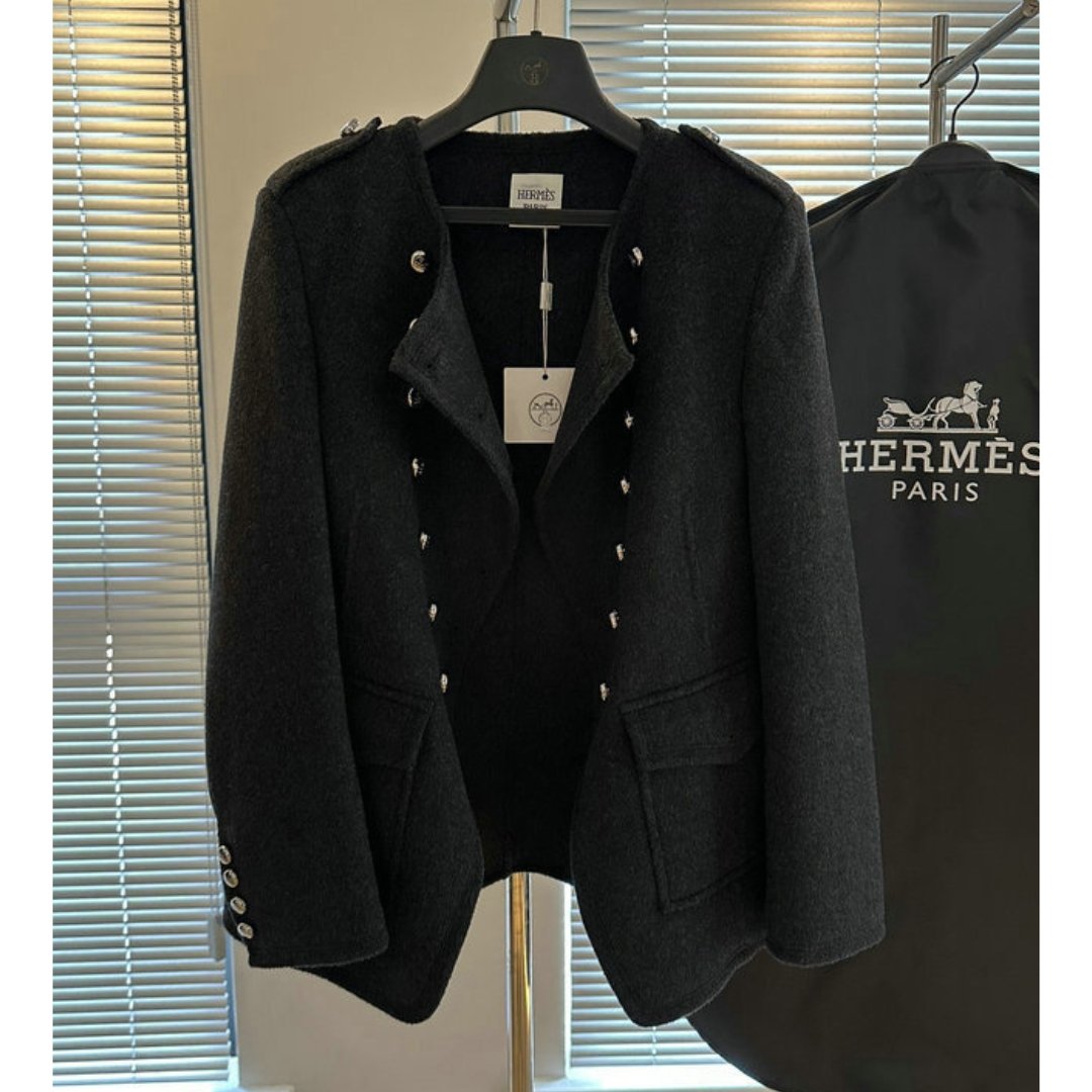 Trenchcoat Klassisch Schwarz – Bild 3