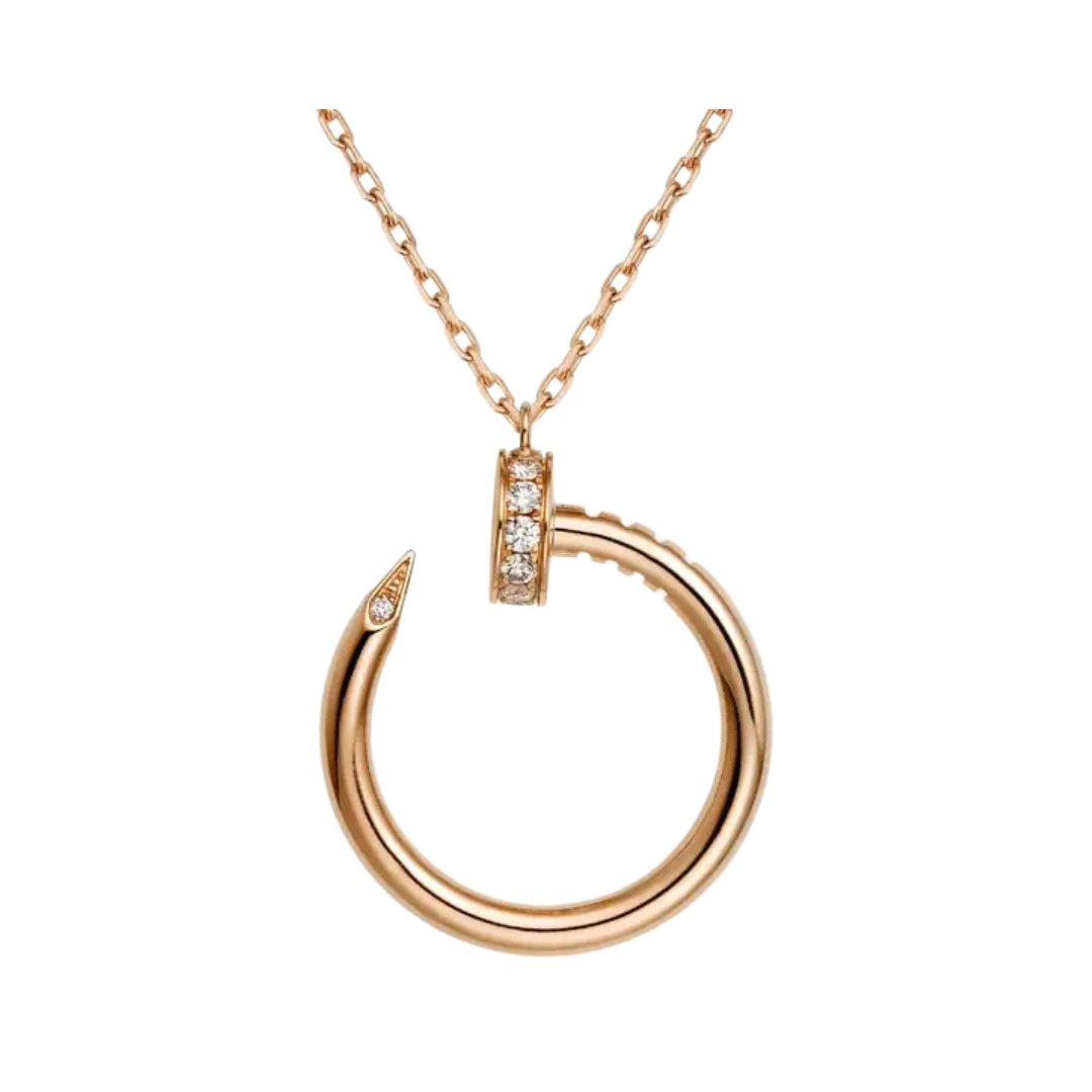 Just a Nail Necklace Rose Gold – Bild 3