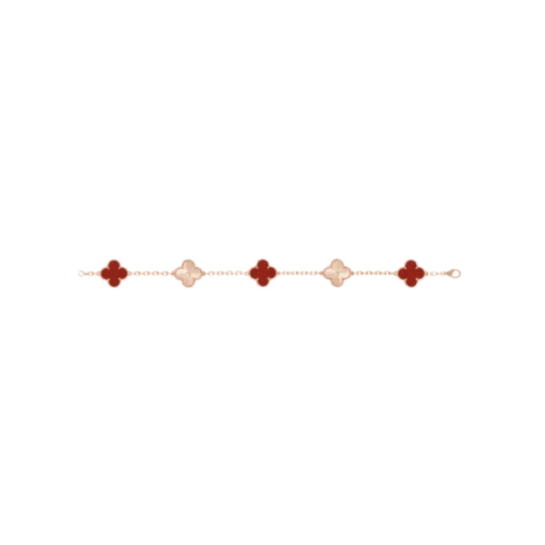 Alhambra Bracelet, 5 Motifs, Rose Gold – Bild 3