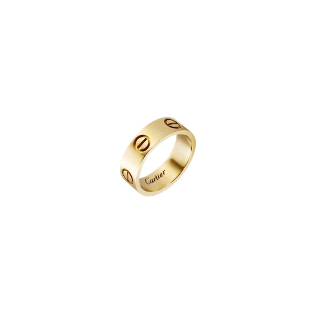 Love Ring Yellow Gold – Bild 3
