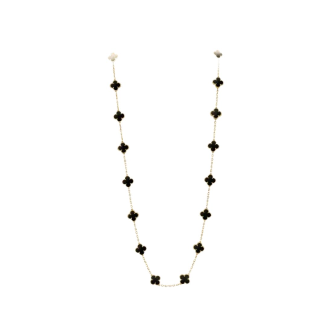 Alhambra Long Necklace, 20 Motifs Yellow Gold – Bild 3