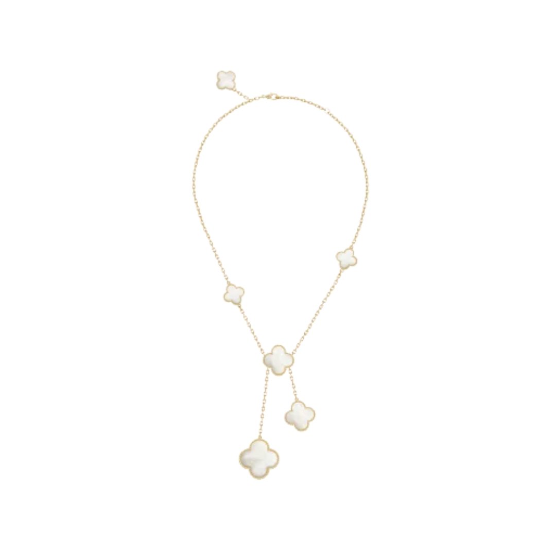 Necklace, 6 Motifs White Mother-of-Pearl – Bild 3