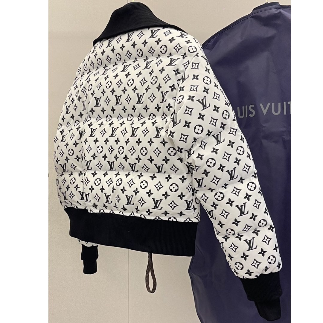 Luxe Mono Puffer Weiß – Bild 2