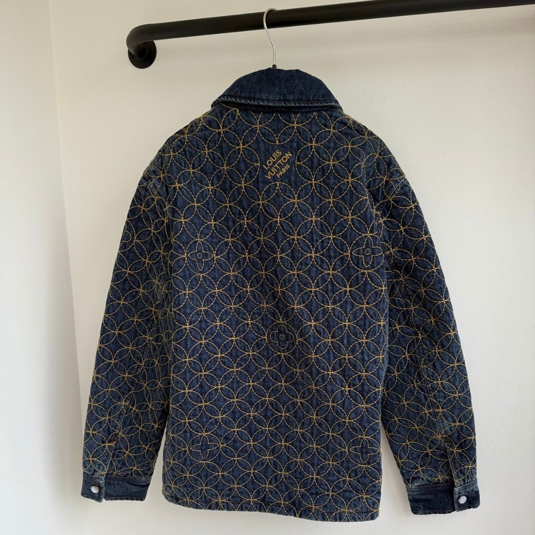 Embroidered Denim Blau – Bild 3
