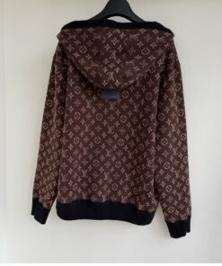 Alternative view of Tone Knit Hoodie Braun