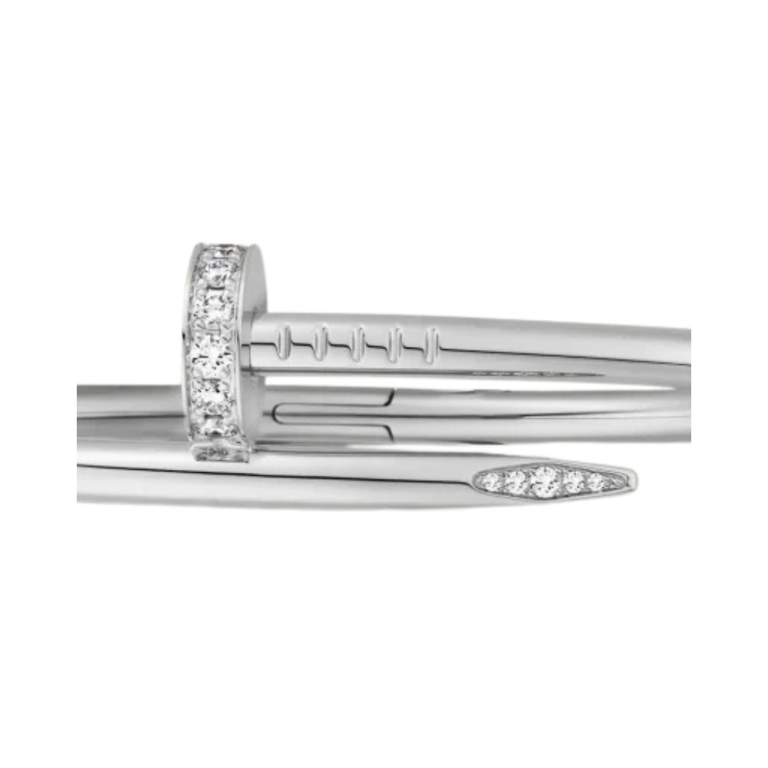 Just a Nail Bracelet, White Gold, Diamonds – Bild 4