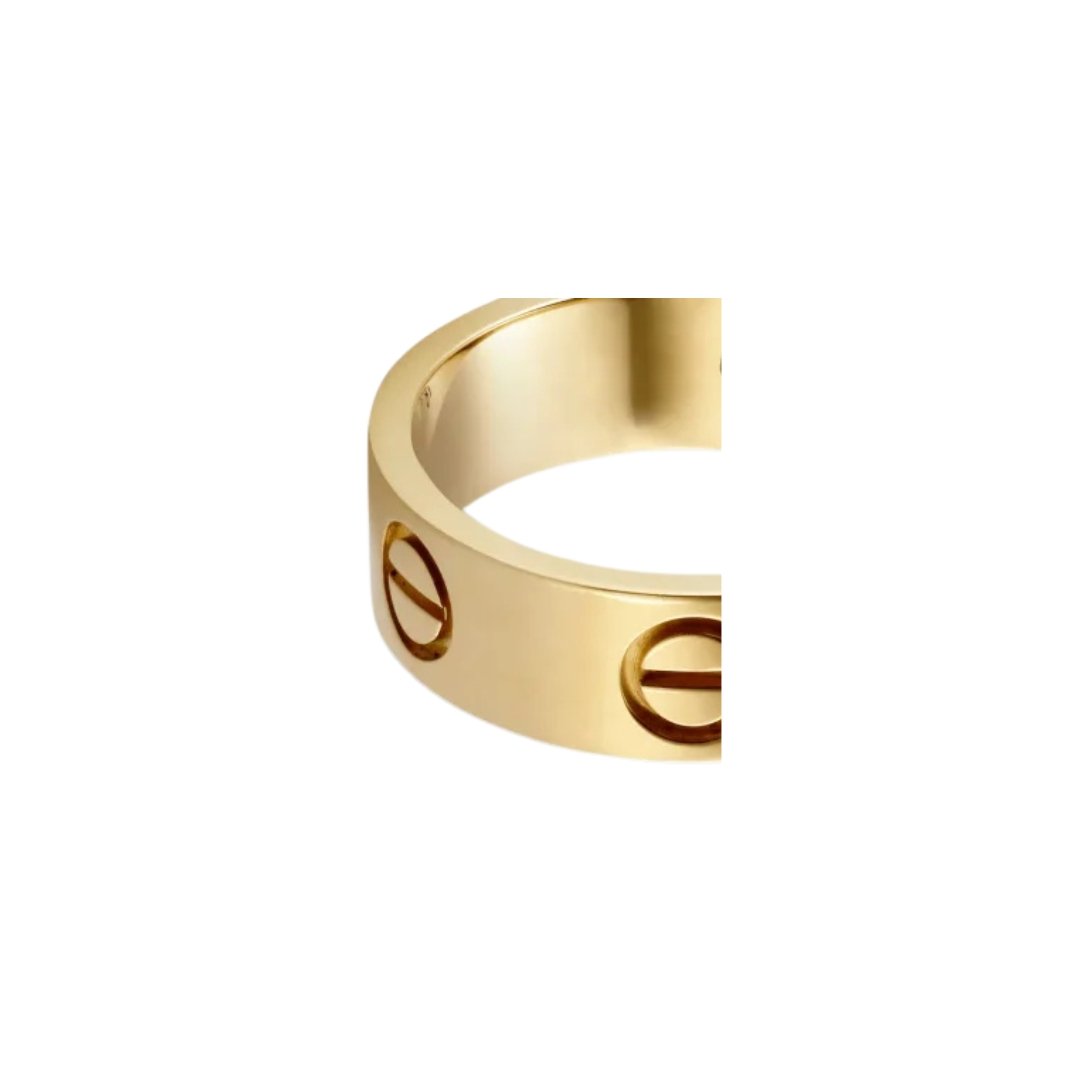 Love Ring Yellow Gold – Bild 4