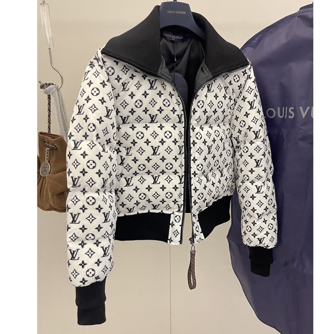 Luxe Mono Puffer Weiß – Bild 3