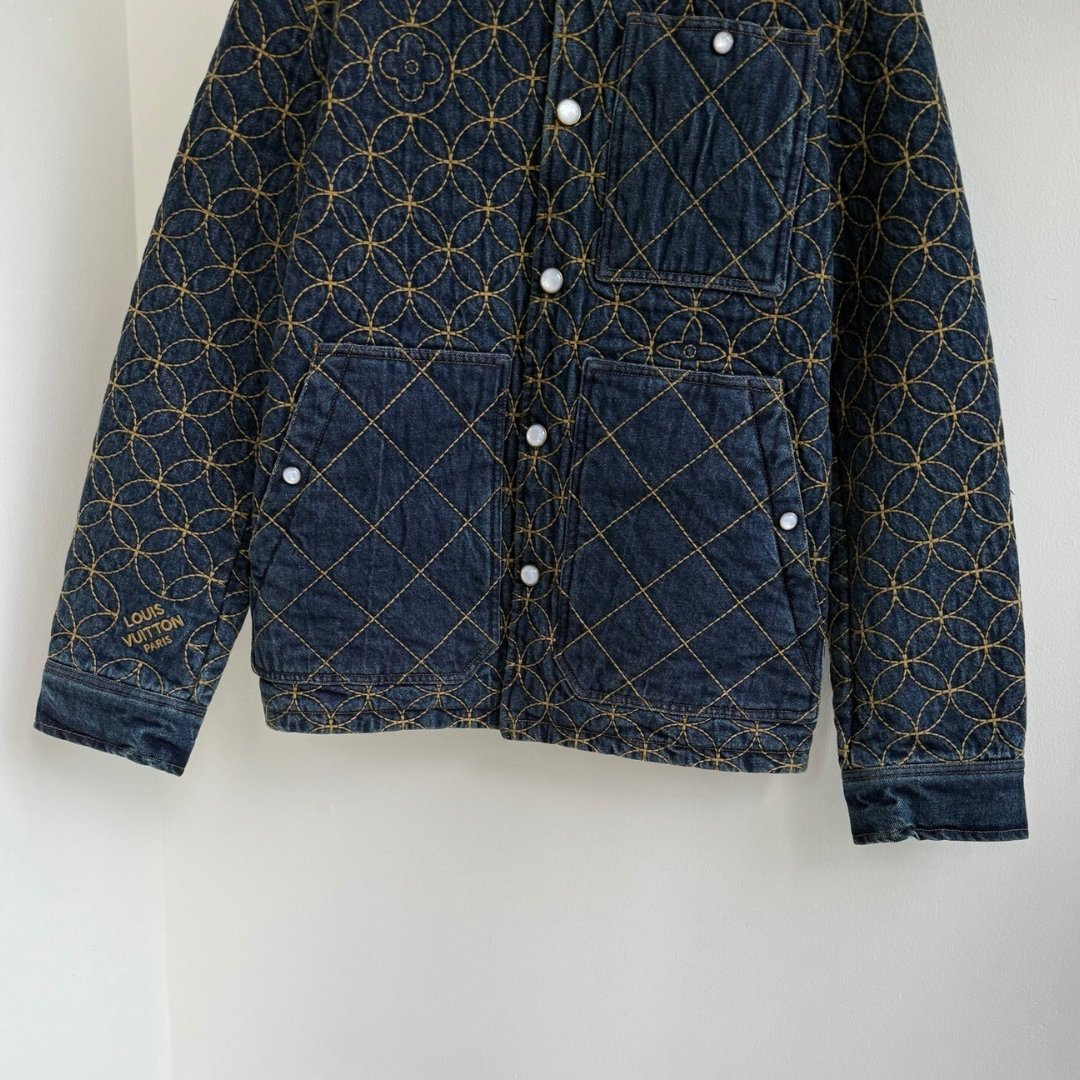 Embroidered Denim Blau – Bild 5