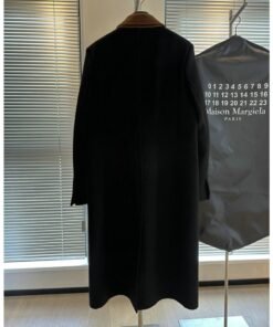 Alternative view of Long Coat Klassisch Wool Nero