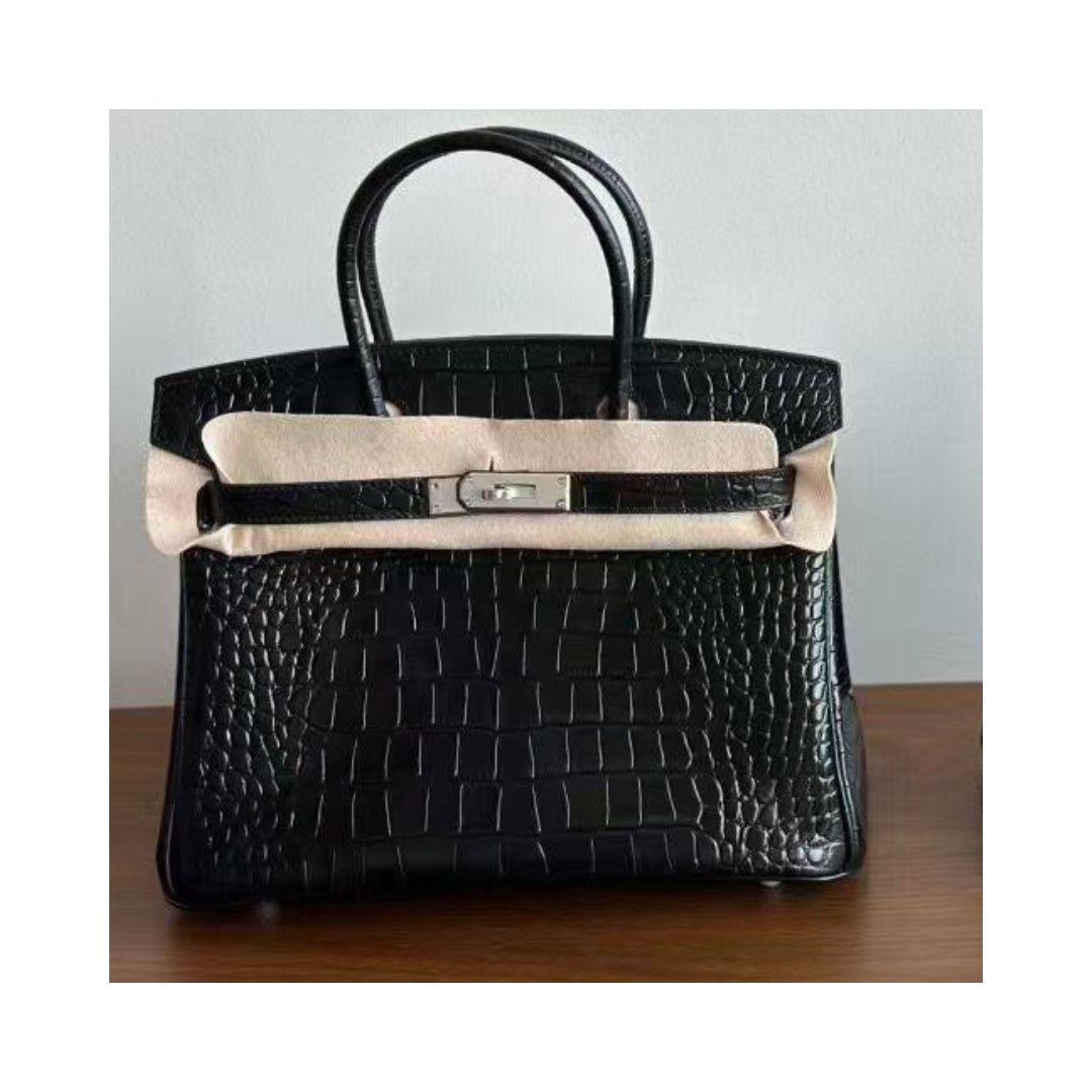 Birkin 25 Noir Schwarz – Bild 2