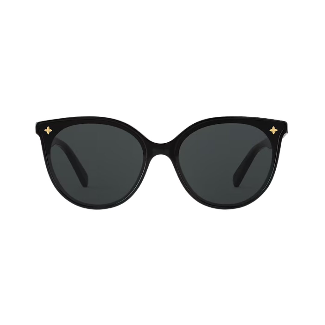 Monogram Fame Cat Eye Schwarz