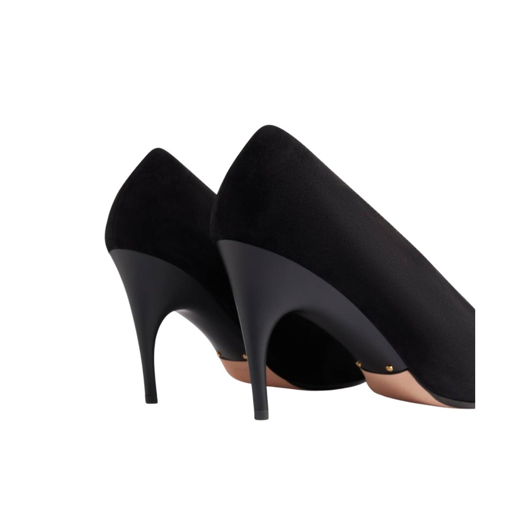 Schwarze Duchesse-Pumps für Damen – Bild 4