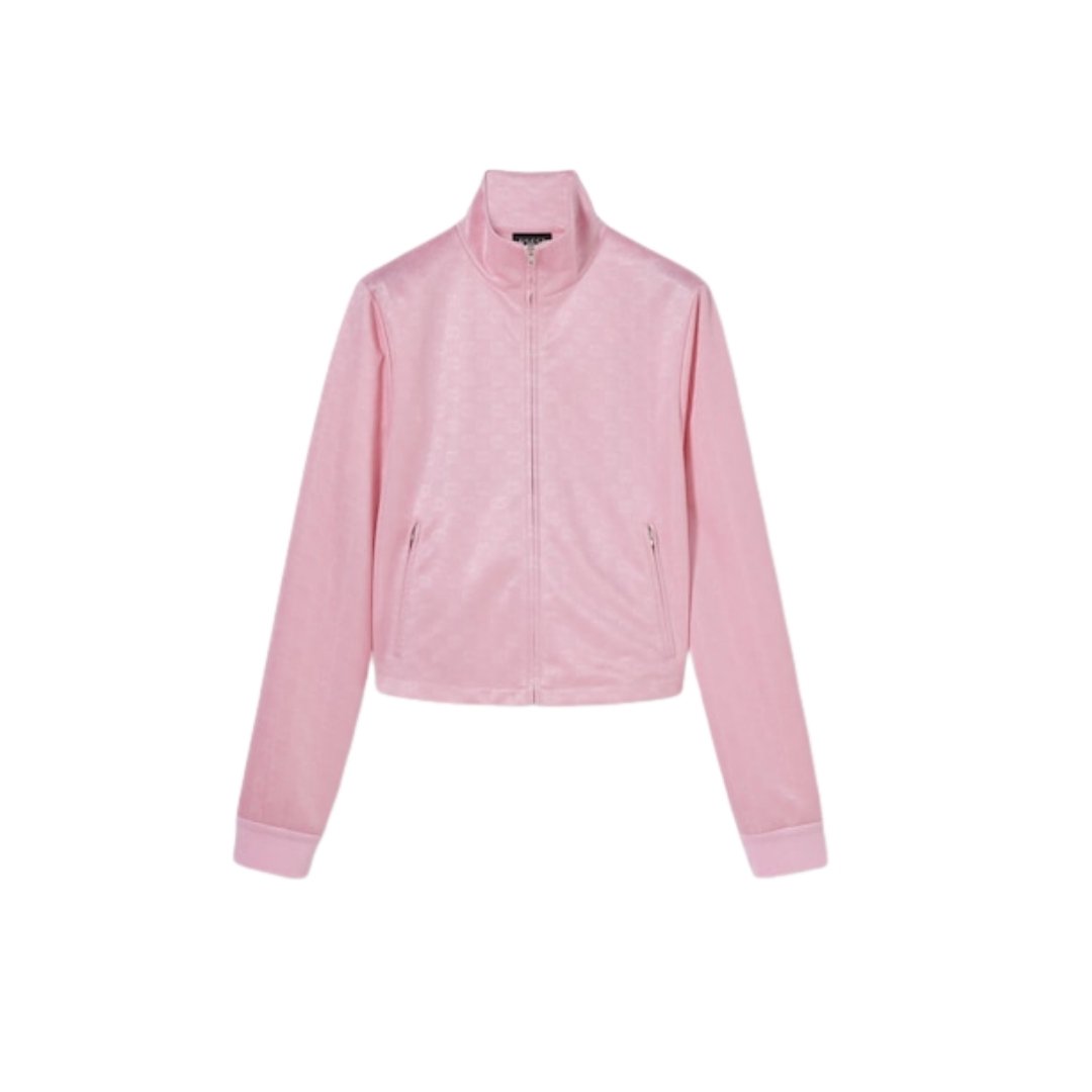 GG Jersey-Jacquard-Reißverschlussjacke