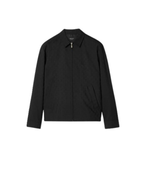 GG Wolljacke mit Reißverschluss Schwarz