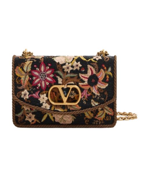 Vain Bestickt Schwarz 24 cm