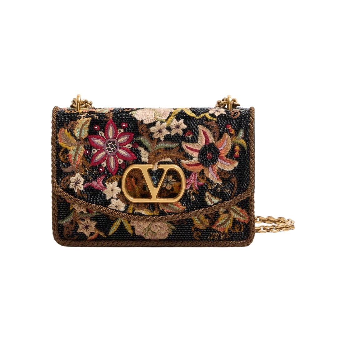 Vain Bestickt Schwarz 24 cm