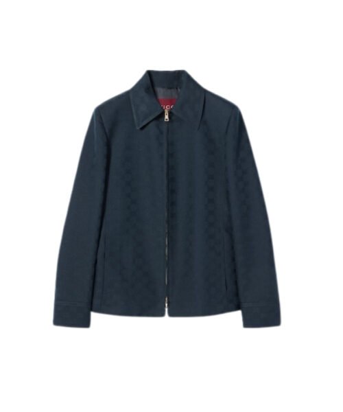 GG Baumwollgabardine-Reißverschlussjacke