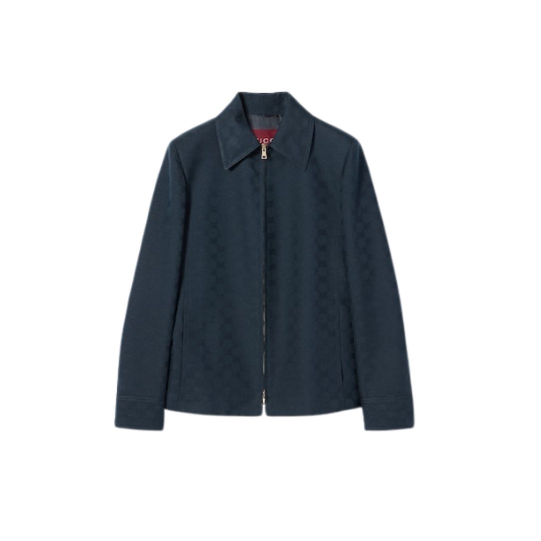 GG Baumwollgabardine-Reißverschlussjacke