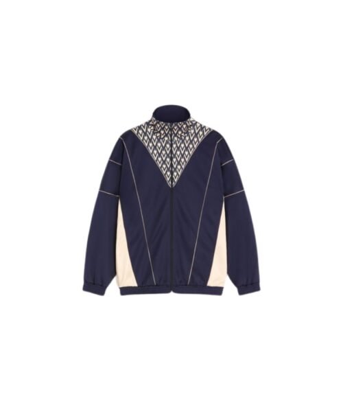 Valentino Acetat-Sweatshirt mit Reißverschluss und eingelegtem