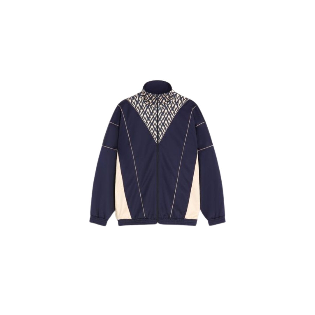 Valentino Acetat-Sweatshirt mit Reißverschluss und eingelegtem
