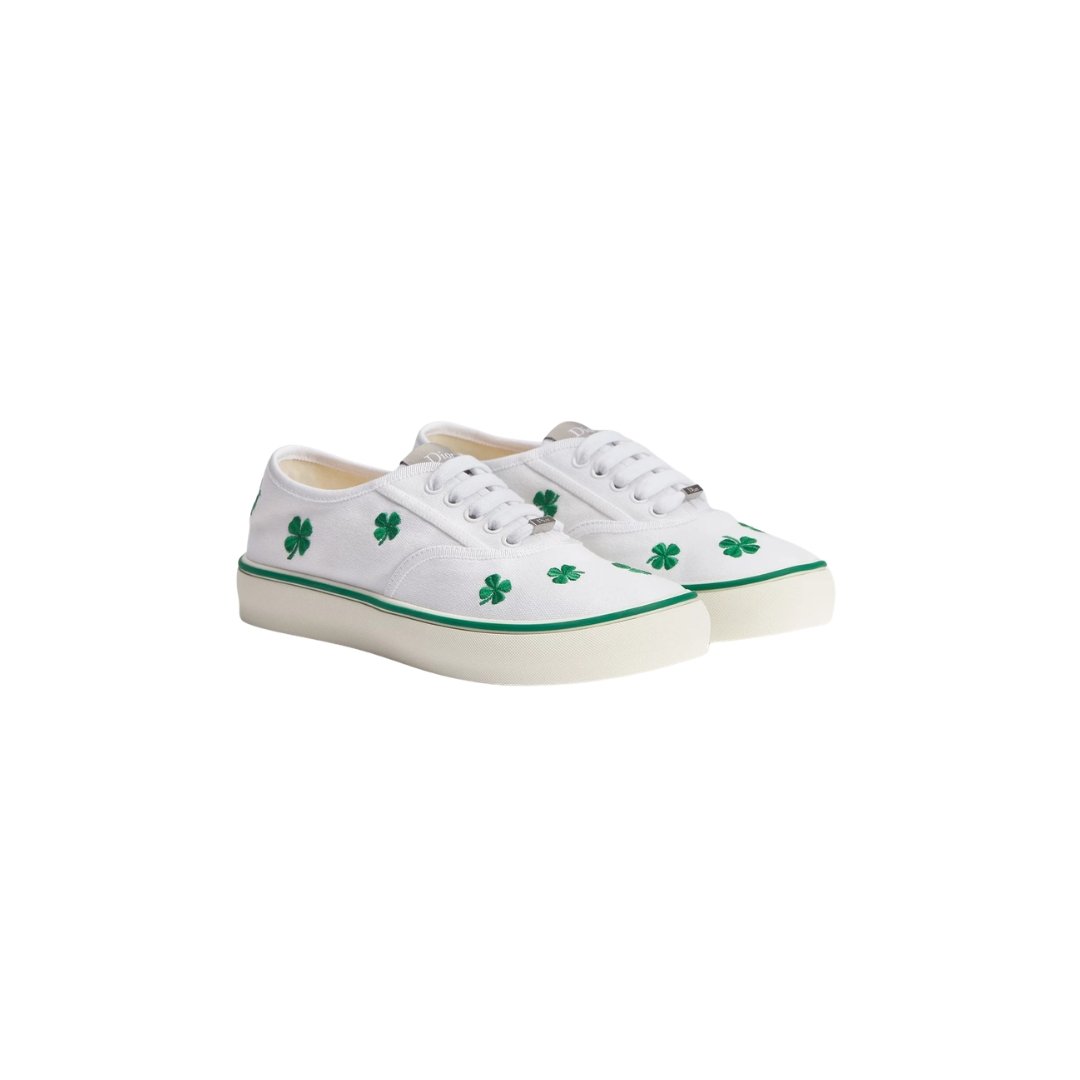 Dior Saltwind Sneaker Weißer Baumwollstoff – Bild 2